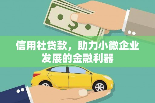 西乡塘信用社贷款，助力小微企业发展的金融利器